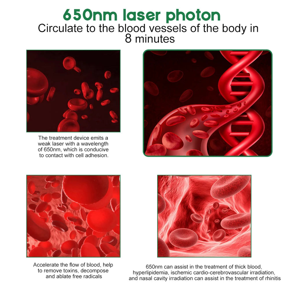 650nm Laser therapy Tinnitus/ Sinusitis Ear-Nose irradiation