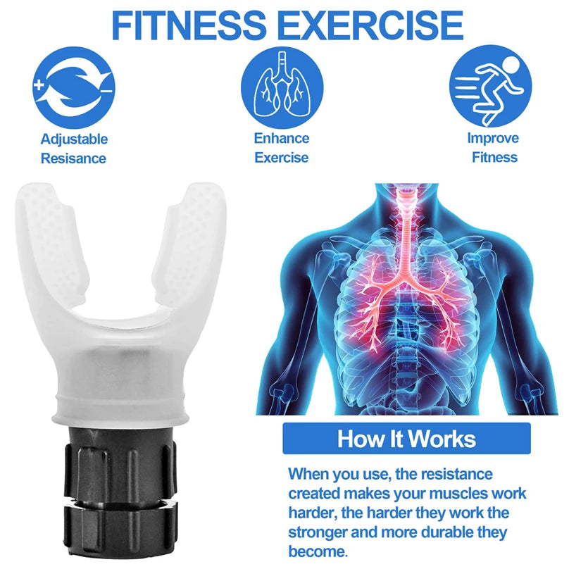 Lung breathing trainer