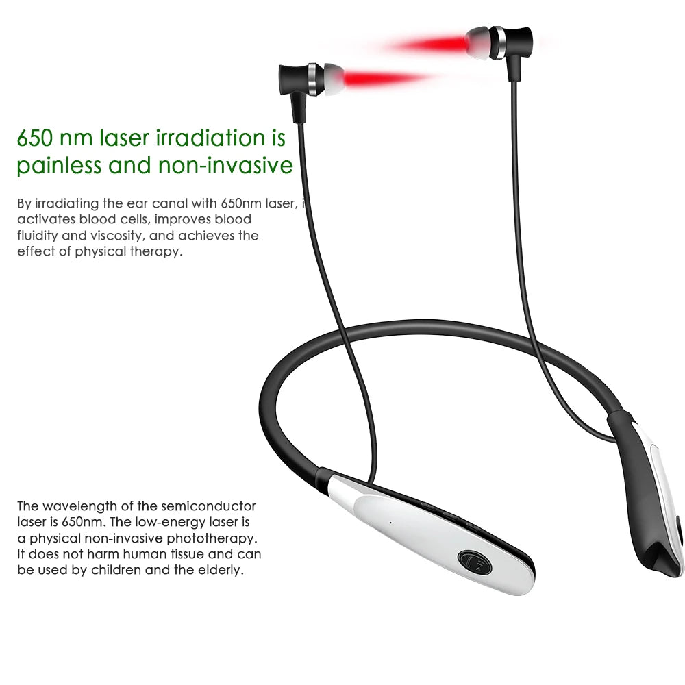 650nm Laser therapy Tinnitus/ Sinusitis Ear-Nose irradiation