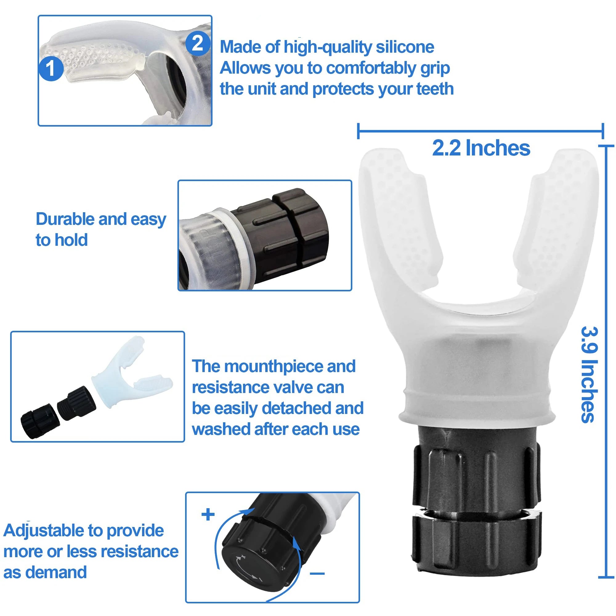 Lung breathing trainer